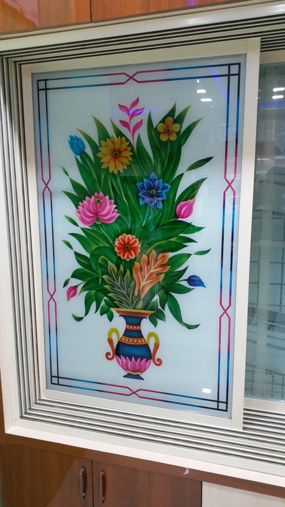 Etching glass designs